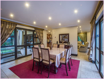 Dining room at 22 Acaciawood
